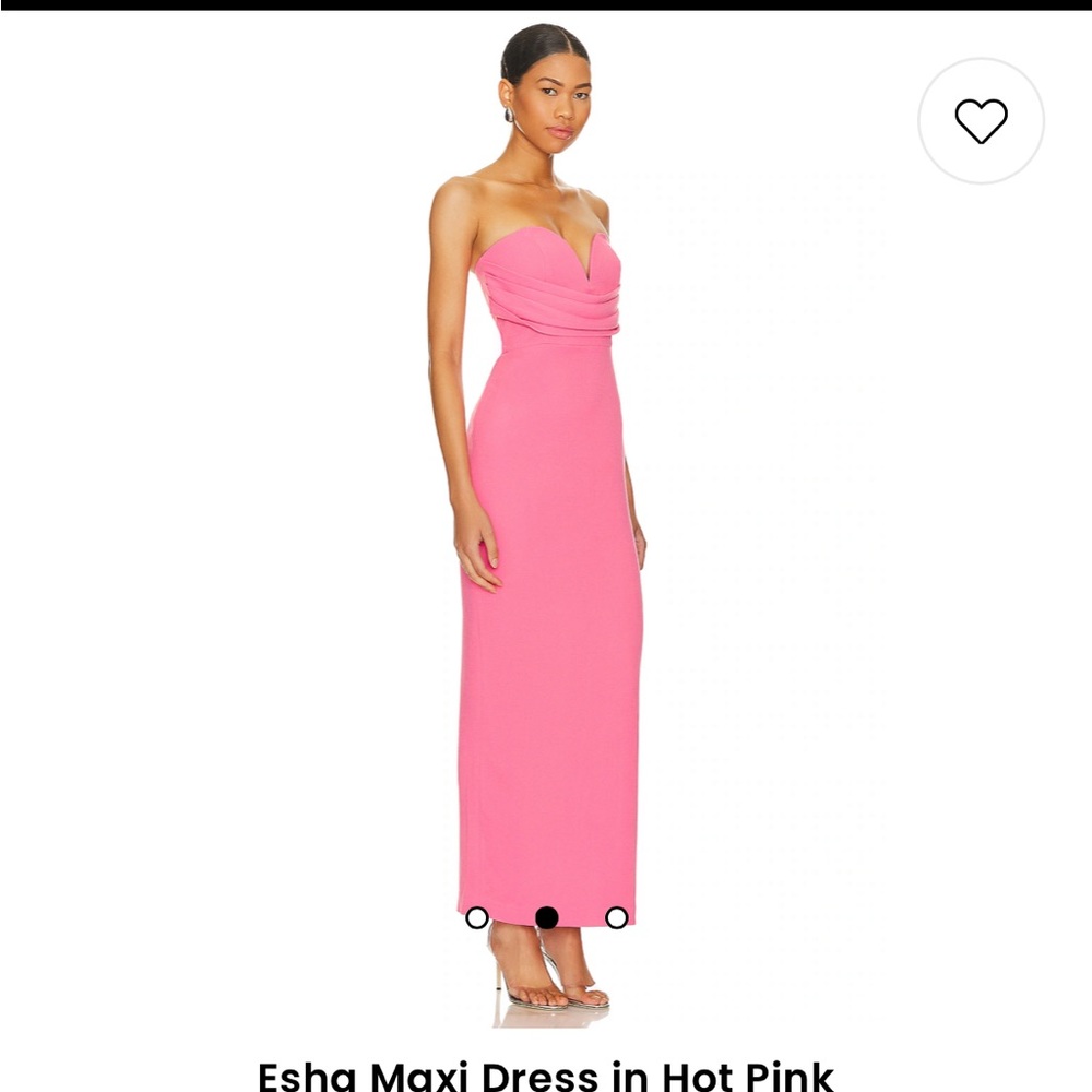 NBD Esha Maxi Dress in Hot Pink WORN ONCE